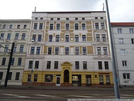 2-Raumwohnung Leipziger Straße *Stuck, Bad mit Fenster, Balkon, Fahrstuhl*