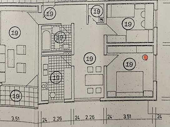 Freundliche und gepflegte 3-Zimmer-Wohnung mit Balkon in Leimen für Kapitalanleger