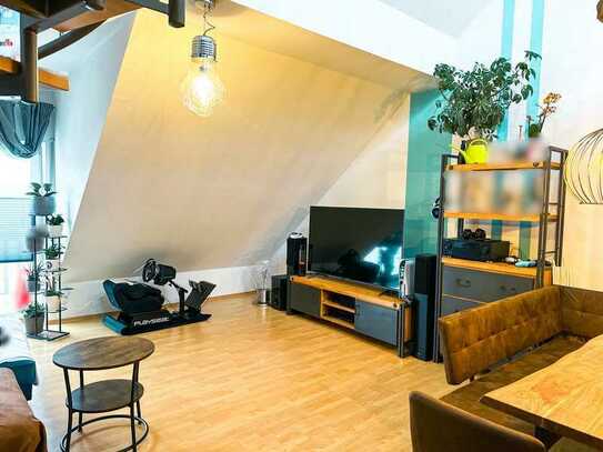Freundliche 4-Zimmer-Maisonette-Wohnung mit Balkon und Einbauküche in Kleinostheim
