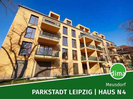 Für Dachliebhaber im Neubau - Erstbezug Parkstadt Leipzig: Loggia, 2 Bäder, Keller, Lift u.v.m.