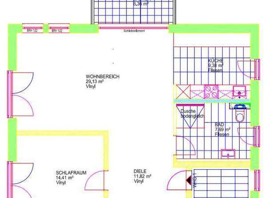 Exklusive 2-Zimmer-Wohnung mit geh. Innenausstattung