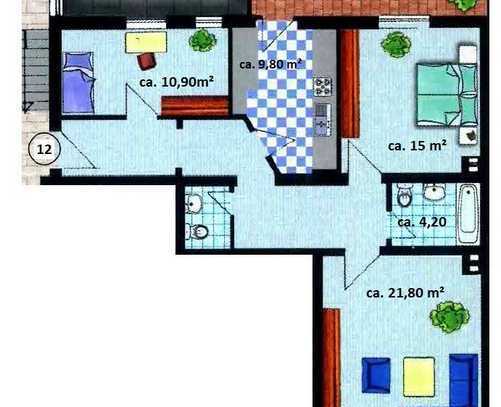 Wohnung in Halle
