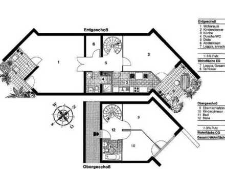 Exklusive 4-Zimmer-Maisonette-Wohnung mit Balkon und Einbauküche in Wannsee