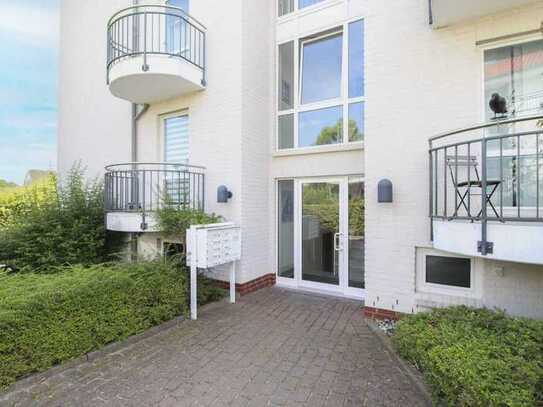 Gepflegte Souterrainwohnung mit Terrasse, Gartenanteil und Stellplatz in ruhiger, strandnaher Lage