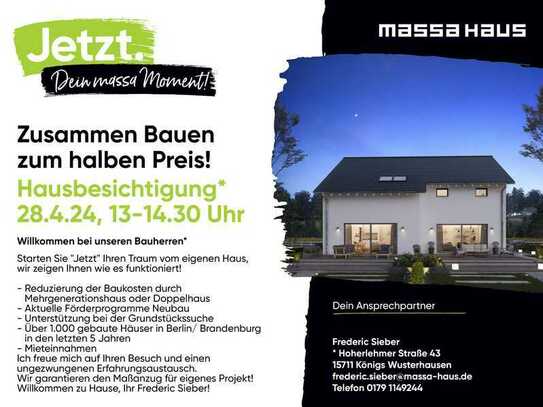 TAG DER OFFENEN TÜR AUF DER BAUSTELLE !!! 28.04.2024 - 11h-14.30h Uhr ! 0179 1149244