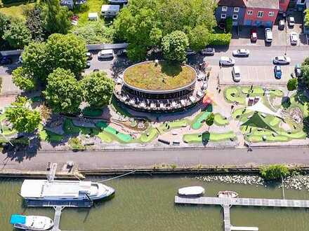 Minigolf-Anlage inkl. Restaurant am Floßhafen und dem schönen Aschaffenburger Mainufer