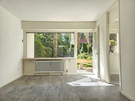 Frisch sanierte, großzügige 2-Zimmer-Gartenwohnung in Unterhaching