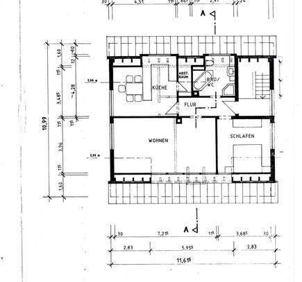 Großzügige 2,5-Raum-DG-Wohnung in Rot am See inkl. Einbauküche, Stellplatz, Kellerraum