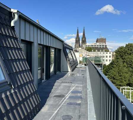 DOMBLICK Penthouse - Erstbezug - in ruhiger Citylage mit Blick ins Grüne!