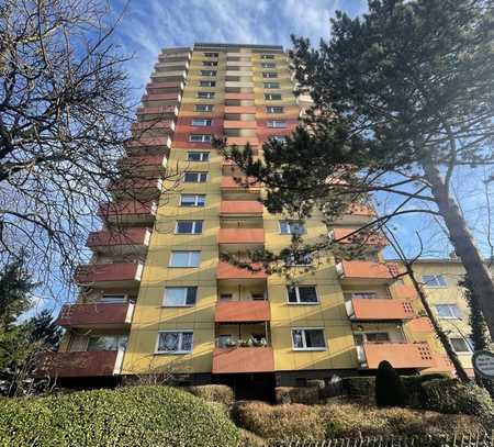 Komplett modernisierte, gemütliche Single Wohnung mit Loggia und Skyline Blick in Frankfurt/Bockenhe