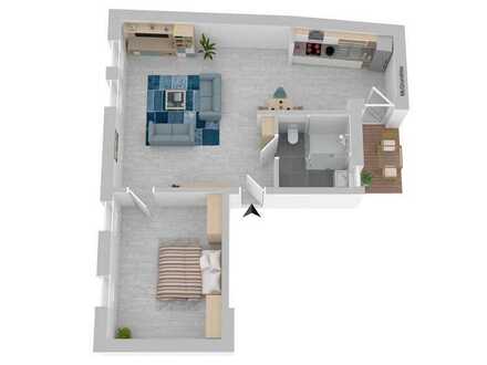 Herrliche Erdgeschosswohnung mit Terrasse