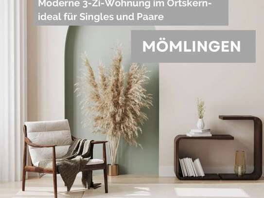 Moderne 3-Zimmer-Wohnung im Ortskern Mömlingen, perfekt für Singles und Paare