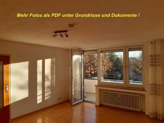 Helle 1 1/2 -Zimmer-Wohnung München-Neuried mit Südbalkon und Einbauküche