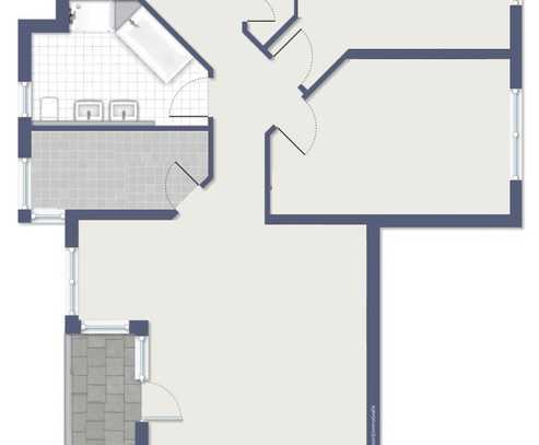 Ruhige 3-Raum-Wohnung mit Balkon in Ettenheim-Altdorf