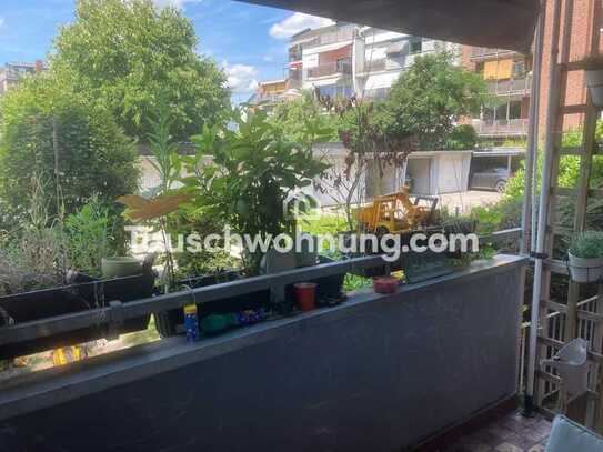 Tauschwohnung: Schöne 3-ZKDB (84 qm) mit Balkon im Hochparterre (Ehrenfeld)