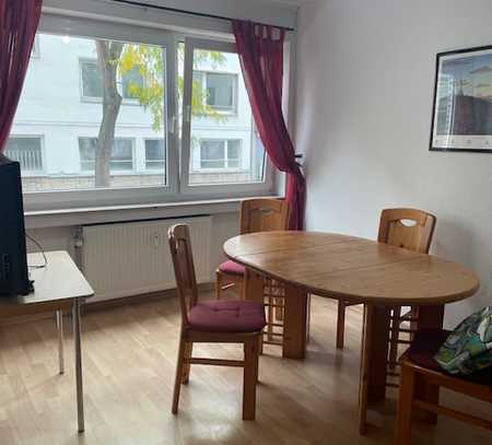 Helle 2 Zimmerwohnung mit Balkon in Unterbilk