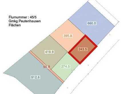 Baugrundstück in Gachenbach OT Peutenhausen! Provisionsfrei!
