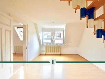 Sofort bezugsfrei - Attraktive 4,5-Zimmer-Dachgeschoss-Maisonette im begehrten Lehenviertel
