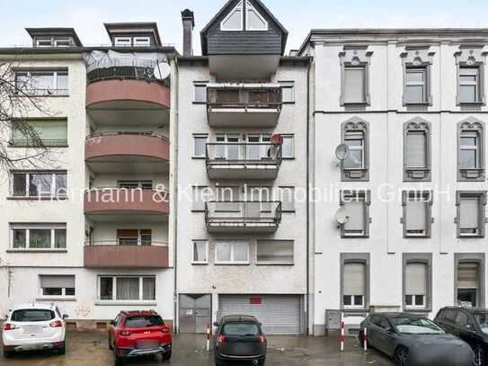 Elegante Maisonette-Wohnung in Offenbach: Modernes Wohnen auf 2 Ebenen mit Kamin und 2 Balkonen