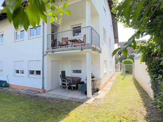 Charmante 3-Zimmer-Wohnung mit Terrasse & Garten in Schwetzingen-Schälzig