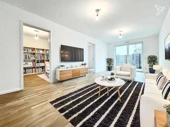 ERSTBEZUG 🌟 Exklusive 3-Zimmer-Wohnung mit Fußbodenheizung und Terrasse in Hanau!