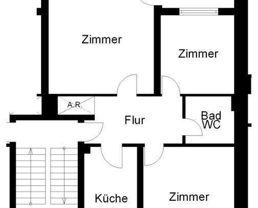 3-Zimmer-Wohnung in zentraler Lage von Ibbenbüren (WBS erforderlich)