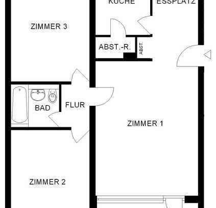 3-Zimmerwohnung in Köln-Seeberg