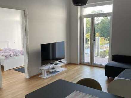 2 Zimmer Wohnung mit Balkon, möbliert - ideal für Pendler