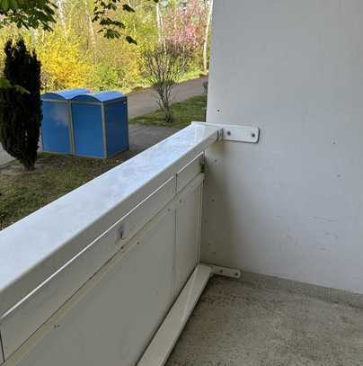 Einraumwohnung mit Balkon im Erdgeschoss!
