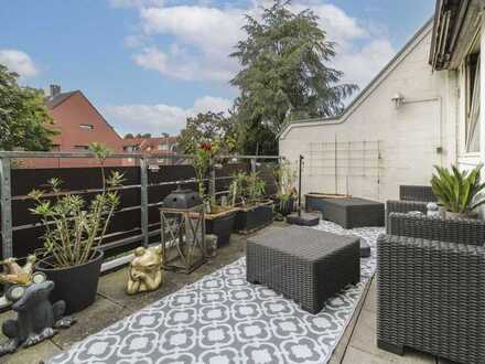 Offen geschnittene 3-Zimmer-Wohnung mit En-Suite-Badezimmer in ruhiger Lage