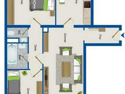 Exklusive 3-Zimmer-Wohnung mit Balkon und Einbauküche in Karlsruhe