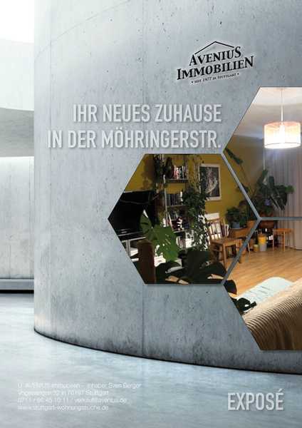 2 Zimmer-Wohnung in Stuttgart Süd, Ecke Erwin-Schöttle-Platz