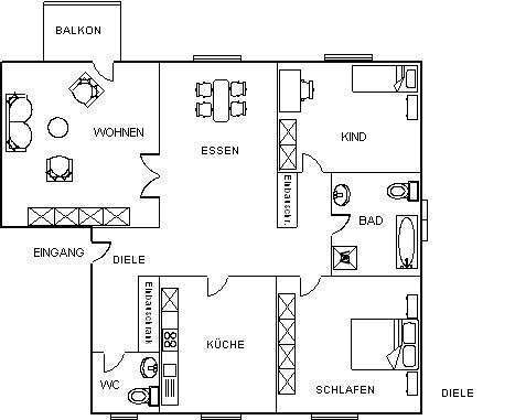 Helle 3-Zimmer Wohnung mit Balkon in ruhiger Lage