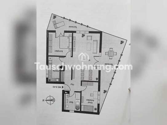 Tauschwohnung: Ruhige Wohnung im Herzen der Neustadt