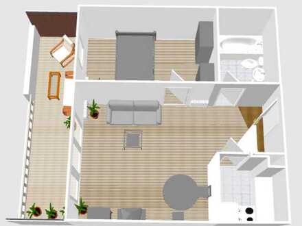 Ruhige 2-Zimmer-Wohnung mit Süd-Balkon und TG-Stellplatz