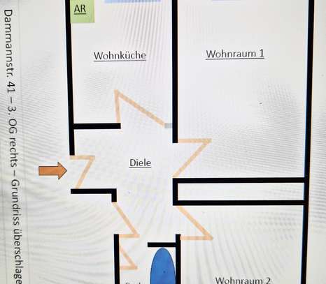 560 € - 65 m² - 2.0 Zi.