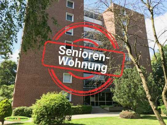 NUR FÜR SENIOREN: Moderne 2-Zimmer-Wohnung mit West-Balkon und Tiefgaragenplatz!!!
