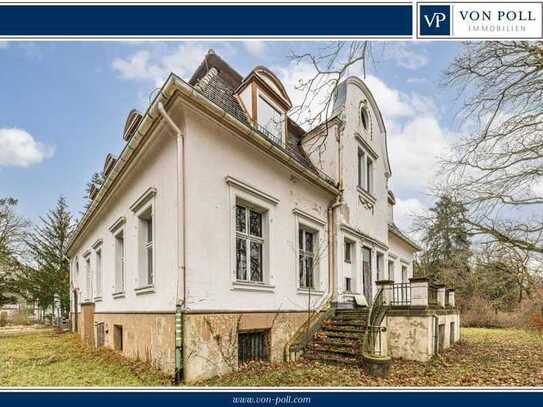 Historisches Schloss mit Blick auf die Elbwiesen