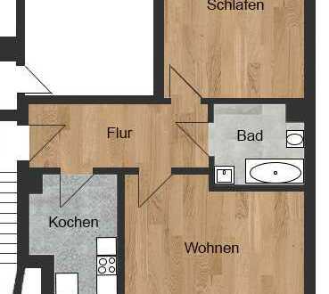 2 Zimmer -Wohnung und Balkon in Leipzig - Plagwitz