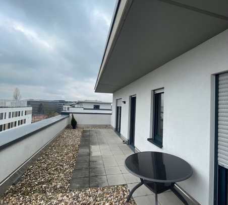 Penthouse Wohnung mit riesiger Dachterrasse in Ossendorf