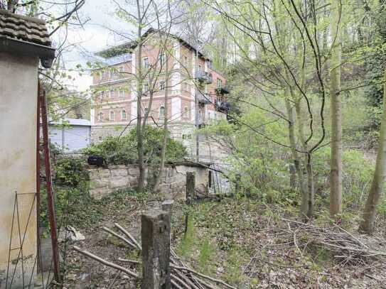 Platz für Visionen: Grundstück mit Altbestand in günstiger Lage im beliebten Dresden Loschwitz