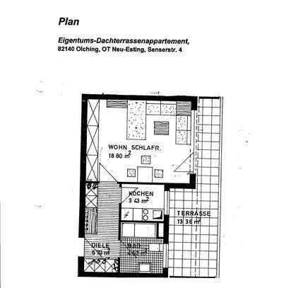 1Zi.Appartment mit Terrasse+Extra EBK | 2min zur S-Bahn | 20min nach München