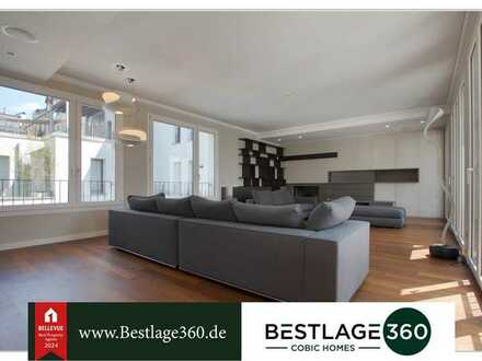 Luxuriöses Penthouse mit 3 großzügigen Dachterrassen in BESTLAGE im Frankfurter Nordend