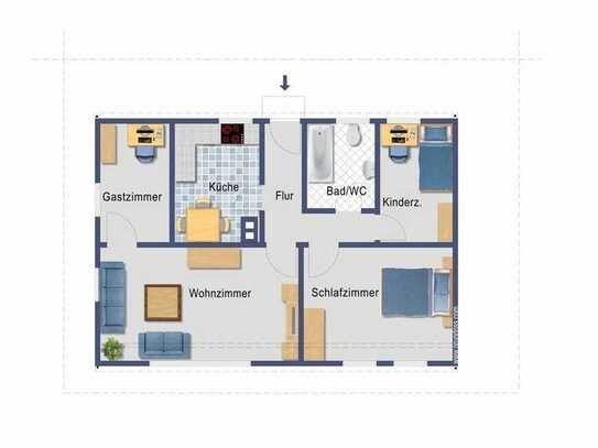 Gepflegtes 4-Zimmer-Einfamilienhaus mit EBK und Garten in Weingarten, WG Neugründung möglich