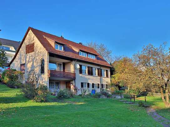 Familienidyll im Grünen mit großzügigem Einfamilienhaus und Fernsicht