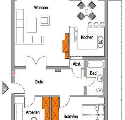 DO.südl.Innenstadt, 91m², KDB, Rosenviertel, prov. frei