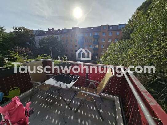 Tauschwohnung: Helle Wohnung mit Balkon in ruhiger Lage