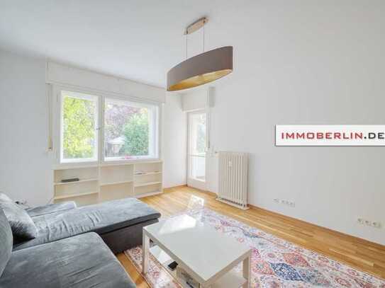 IMMOBERLIN.DE - Exzellente Wohnung mit Loggia/Terrasse & sonnigem Garten