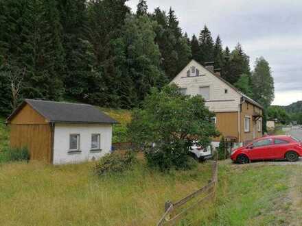 Einfamilienhaus ideal für Handwerkerfamilie zum modernisieren - idyllisch am Waldrand - Zwota
