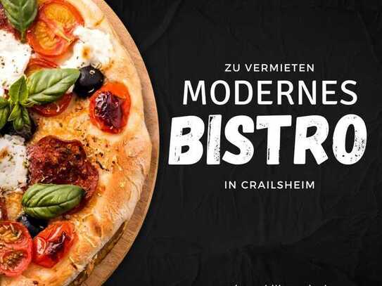 MODERNES BISTRO: Ideal für Pizza & Pasta in Crailsheim zu vermieten